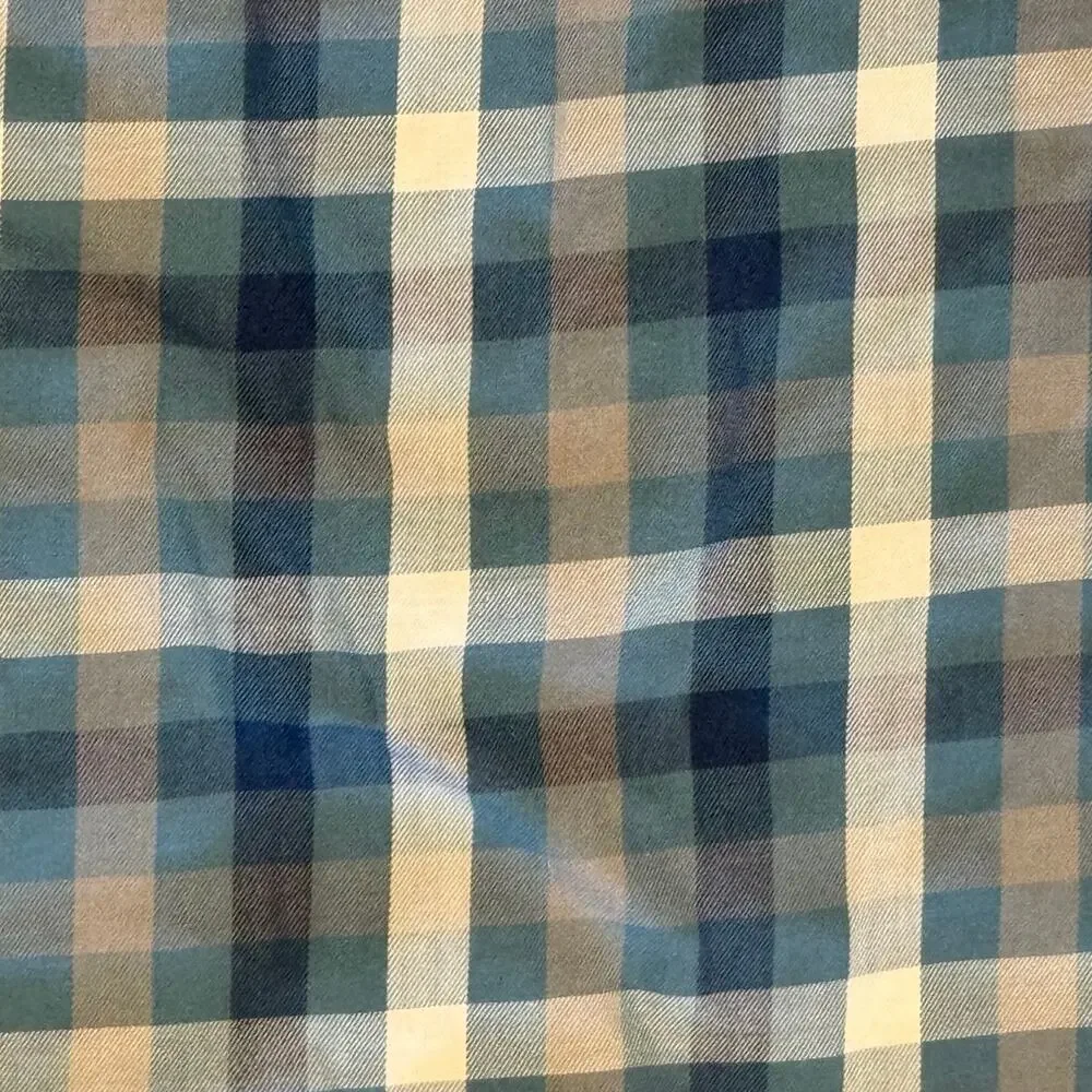 The North Face Men’s Size Medium Blue & Gray Checked Short Sleeve Shirt